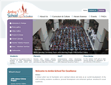 Tablet Screenshot of ambaschool.com
